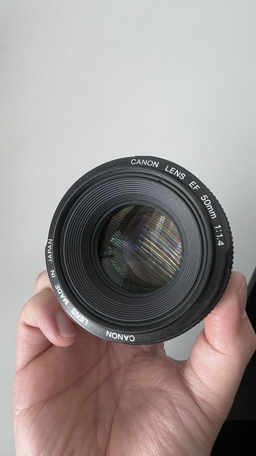 Canon EF 50mm F1.4 lens