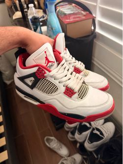jordan 4 fire red side 11