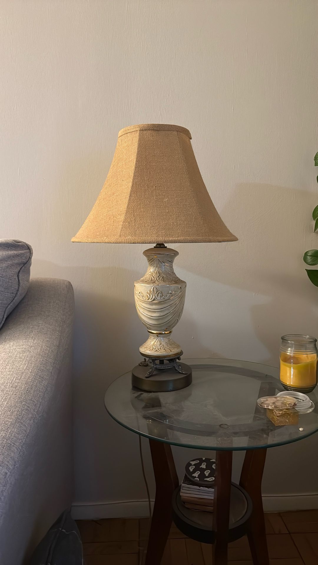 Antique Desk Lamp With Shade