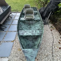 12 Ft Aluminum V Hull Jon Boat
