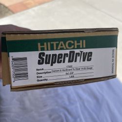 Hitachi  SuperDrive Cement & Hardboard to Steel Screws NEW Durock