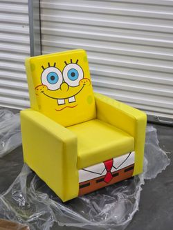 SpongeBob SquarePants High Back Upholstered Kids Desk / Activity Chair