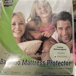 Bamboo Mattress Protector (twin) 