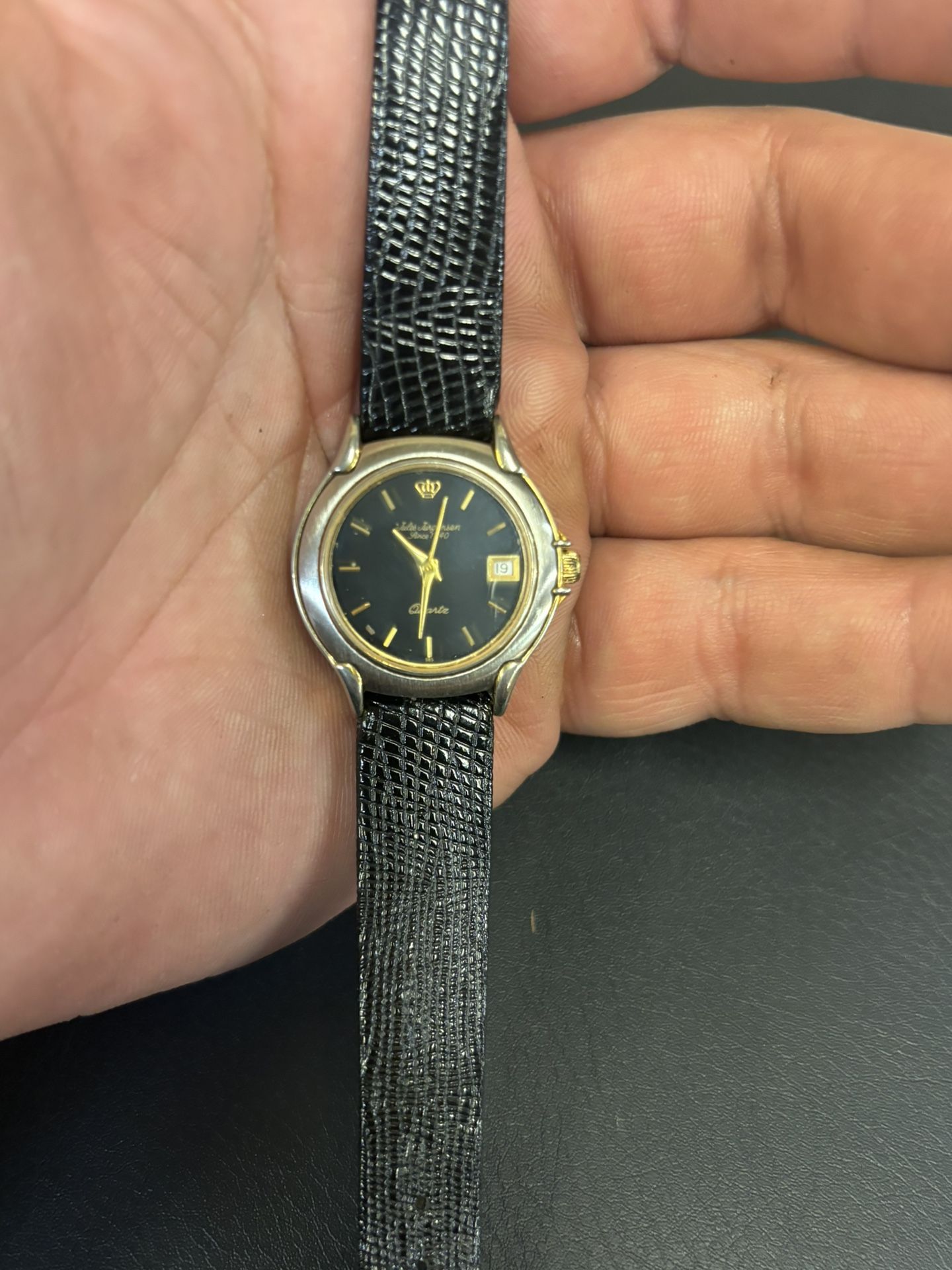Vintage Jules Jurgensen Gold Tone Women’s Watch! New Battery!