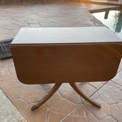 Vintage Table With Folding Leaves