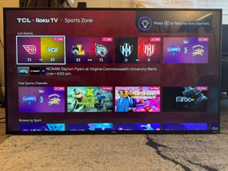 TCL 49-inch 4K HDR Roku Smart TV