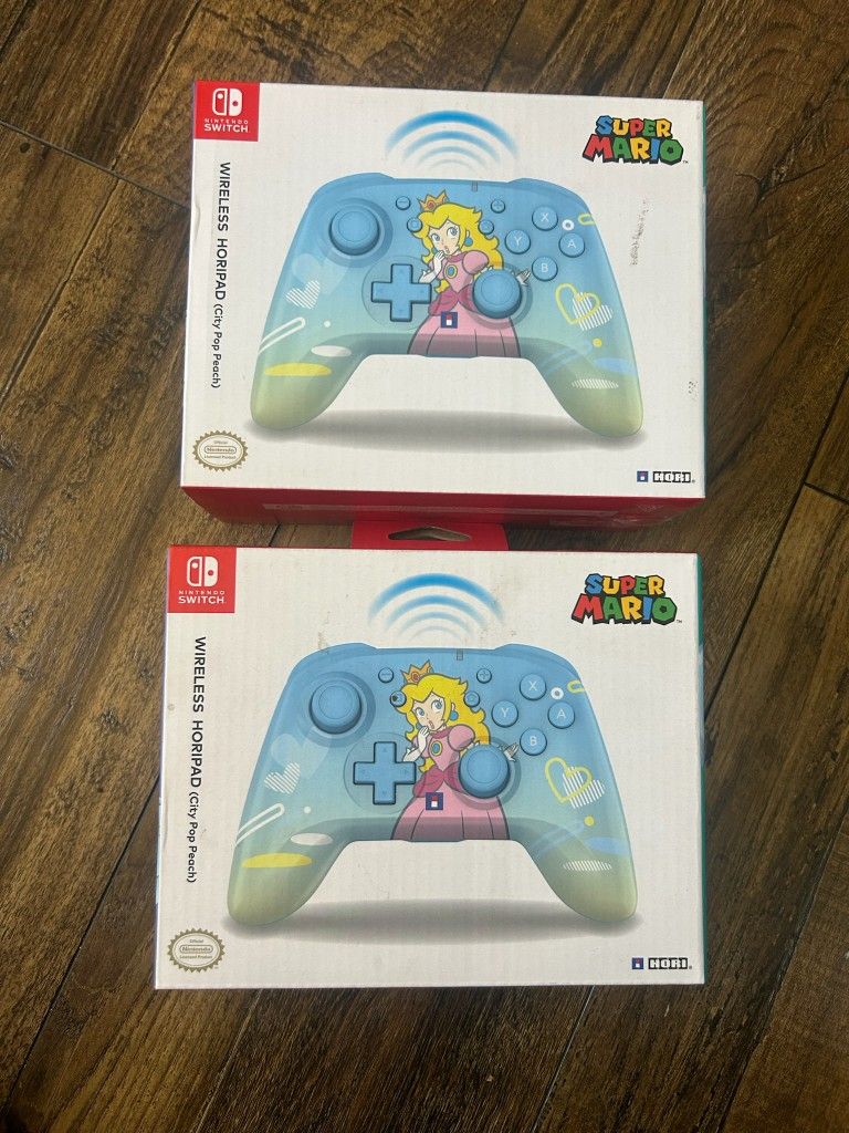 HORI Nintendo Switch Wireless HORIPAD (City Pop Peach) - Officially Licensed By Nintendo - Nintendo Switch

