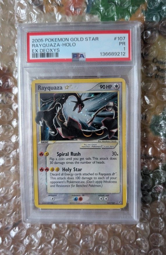 ⭐PSA 1 Gold Star Rayquaza⭐