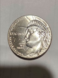 Dual dated Enduring Liberty Half dollar 250th Anniversary coin