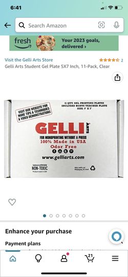 Gel Printing labels