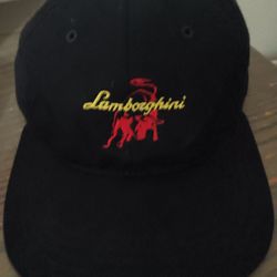 Lamborghini Strapback Hat Conte Of Florence Authentic 