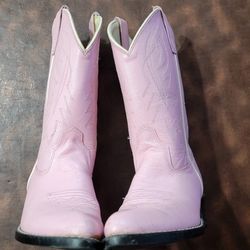 Girls Pink Cowboy Boots