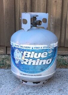 Empty Propane Tank - Blue Rhino