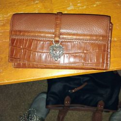 Vintage Brighton Heart Leather Women's  Wallet 