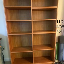 TEAK, desk $399, bookcase $200 located in eagleview