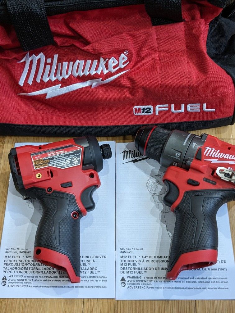 New Milwaukee M12 Fuel Set The Drills