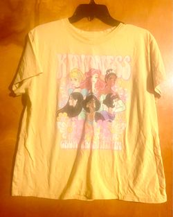 Yellow Princess t shirt size XL