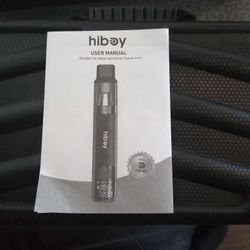 Brand New HiBoy 2 In 1 Portable Tire Inflator Air Compressor With Cordless Vacuum 
