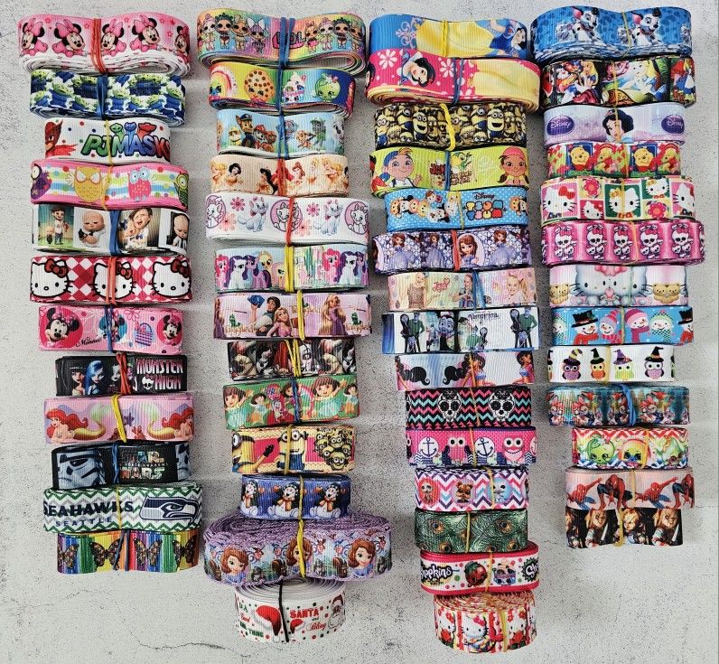 Character Ribbon Bundle/Lot [227 Yards Total]