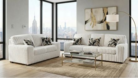 Sofá & Loveseat Ivory 🤩🥰😘🤪🚛