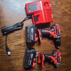 M 18 Milwaukee Drill Set Brand New 