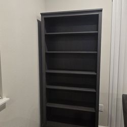 2 Grey Shelves Bookshelves