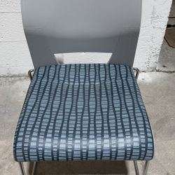 Global Stack Chair With Upholstered Seat