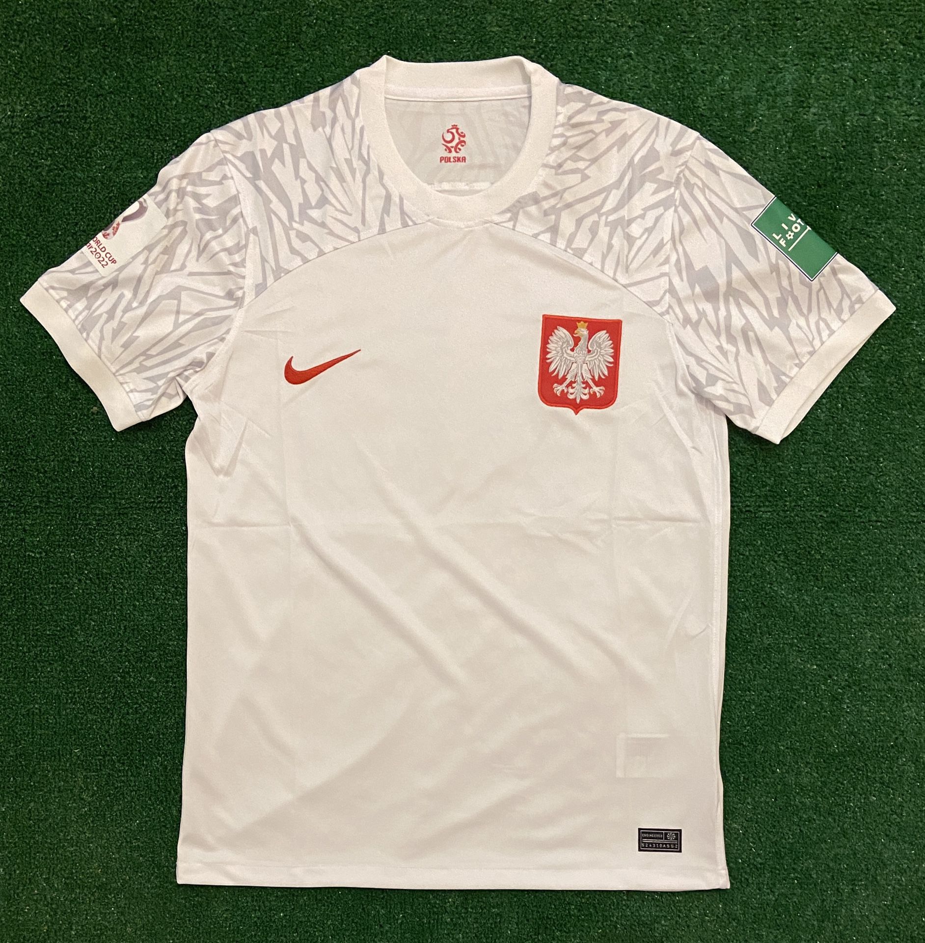 Poland Home Jersey Size Large