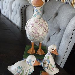 JIM SHORE LARGE DUCK SET