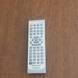 Pioneer XXD3108 gray remote control for stereo receivers, DVD players, 
and DVRs.. Pre-owned, in good working and cosmetic shape. Batteries are 
not i