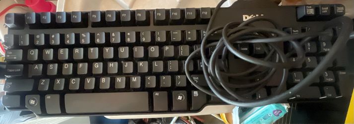Wired USB Dell Keyboard