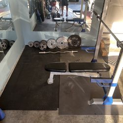 Bench Press(barbell)/Ez Curl Bar/Weighted plates