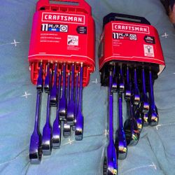 Craftsman 11 Piece Wrench Ratchets 