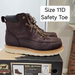 Red Wings Irish Setter Safety Toe Work Boots Size 11D