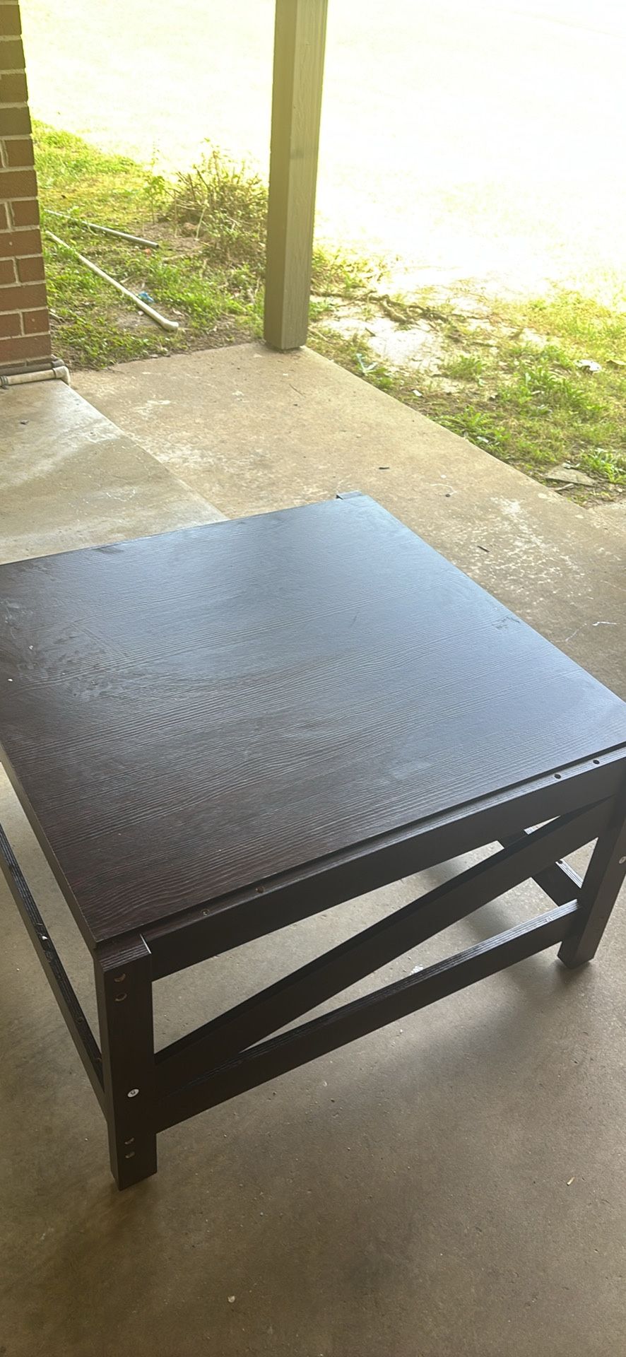 Square coffee table