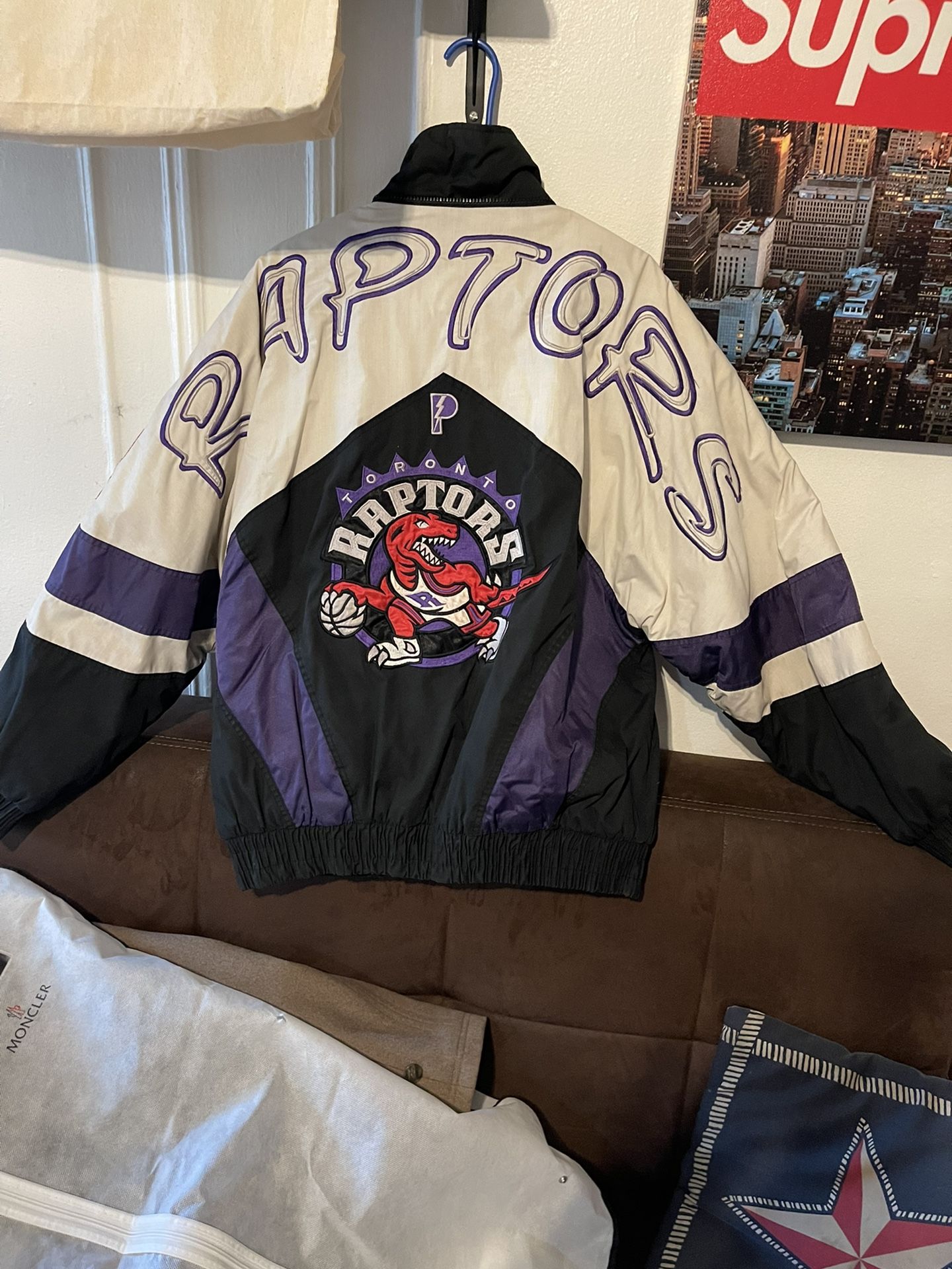 Vintage 1994 90s NBA Toronto Raptors Pro Player Jacket, Men's