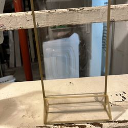 Gold Edge Acrylic Frames