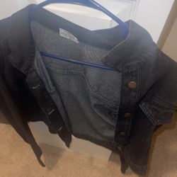 Black Jean Jacket 
