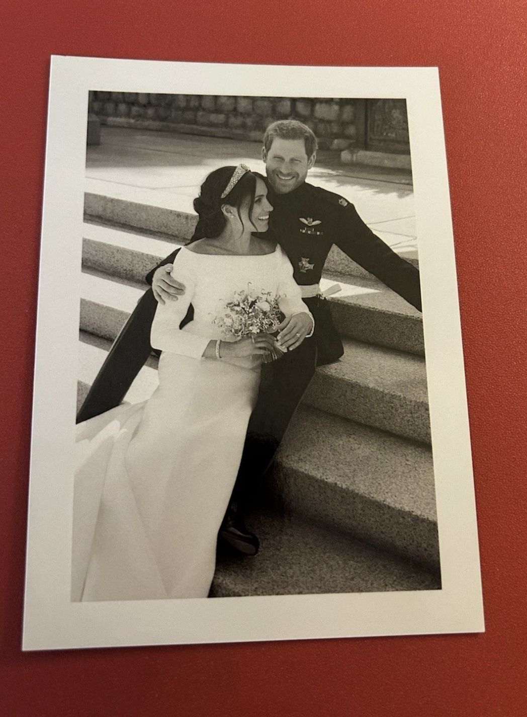 Duke & Duchess Of Sussex, Harry & Megan Thank You Card Following Their Wedding