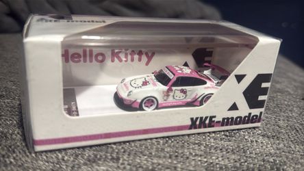 XKE-Model Hello Kitty RWB Porsche Die-Cast Car