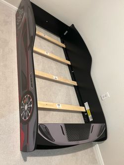 Car-shaped bed and mattress