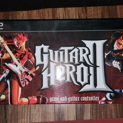 Guitar Hero 2 & 3 PS2 Games w/Controllers