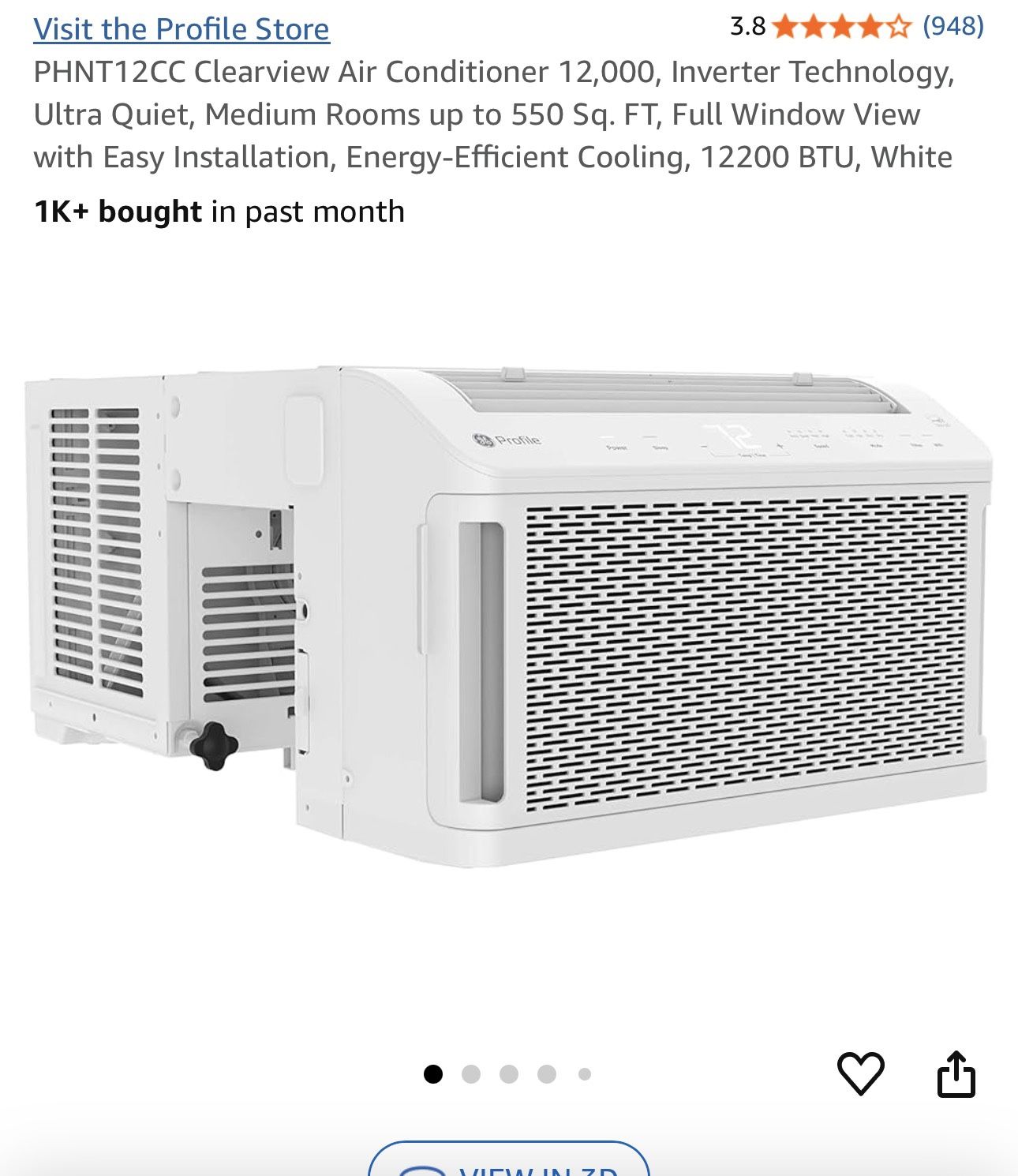 GE Window Unit Air conditioner (Brand New Sealed)