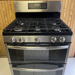 Stove Gas G.E Double Oven 5 Burners 