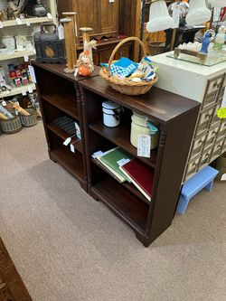$69 Each - Vintage Walnut Bookcase
