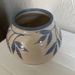 Ceramic Blue And Gray Pottery
