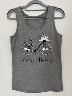 New Handmade Embellished Tank Top – One of a Kind!