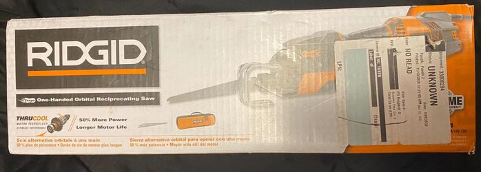 RIDGID Thru Cool 6 Amp Corded 1- Handed Orbital Reciprocating Saw Kit