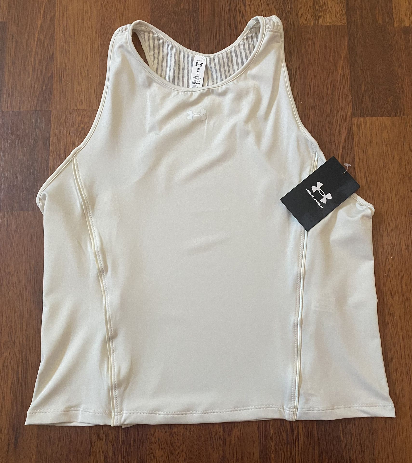 NWT New Under Armour Fitted HeatGear SG Tank Size L Large