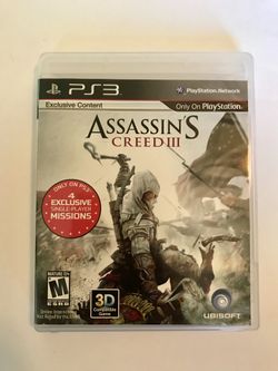 PS3 Assassin’s Creed 3